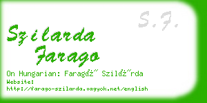 szilarda farago business card